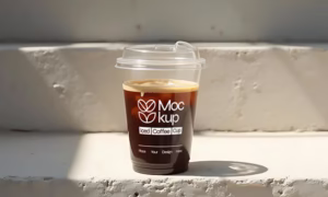 Minimal Plastic Cup Mockup