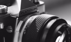 Vintage DSLR Camera Mockup