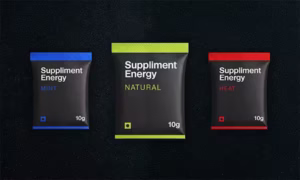 Small Sachets Package Mockup