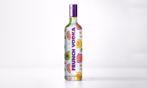 Tall Premium Vodka Bottle Mockup